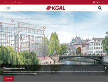 Tablet Screenshot of kgal-group.com
